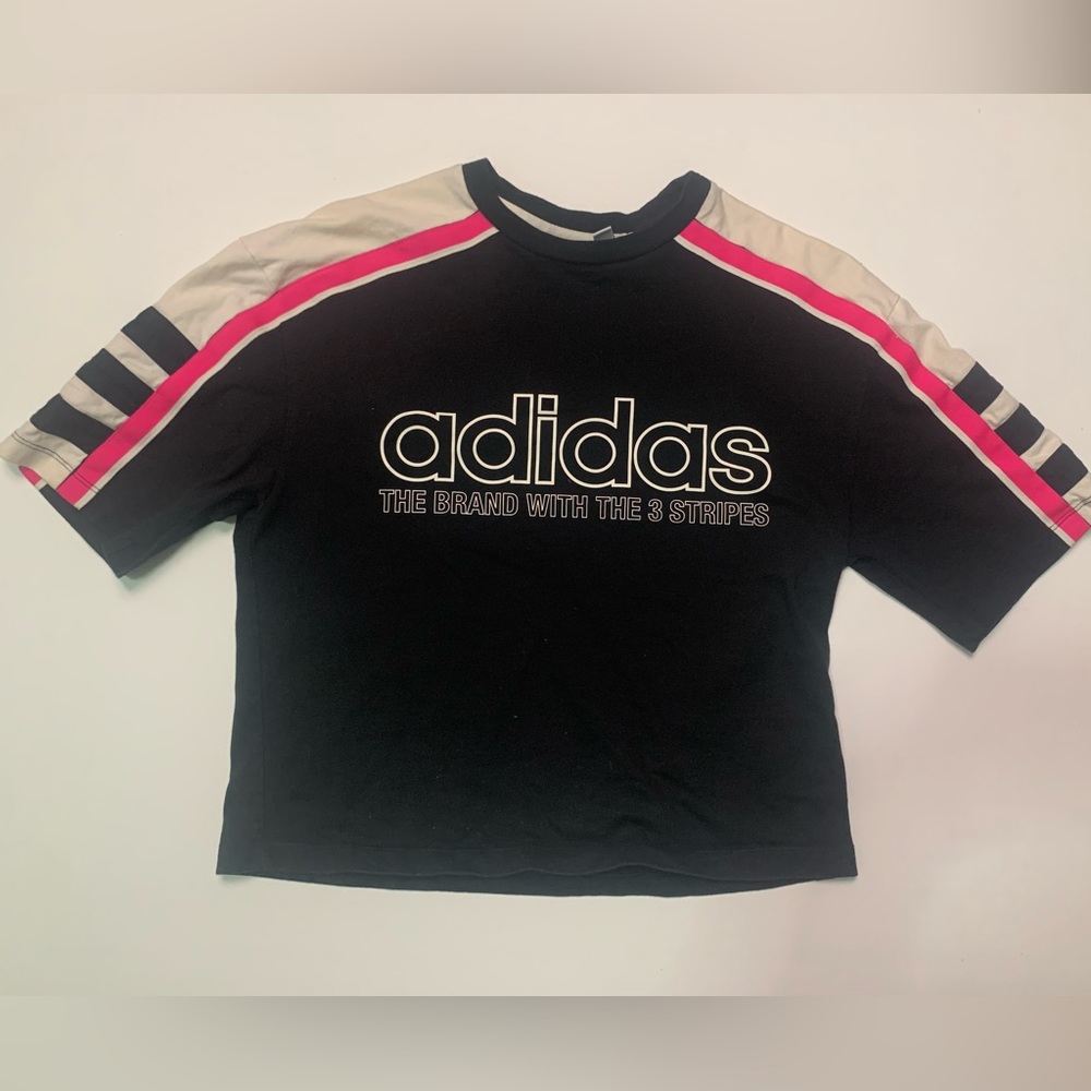 Adidas Originals boxy moto top